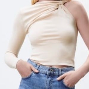 Zara One-Shoulder Top